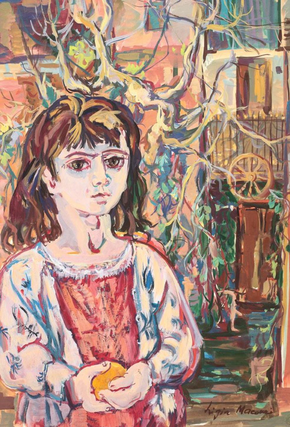 利贾·马科维利《拿橙子的女孩》The Girl With an Orange