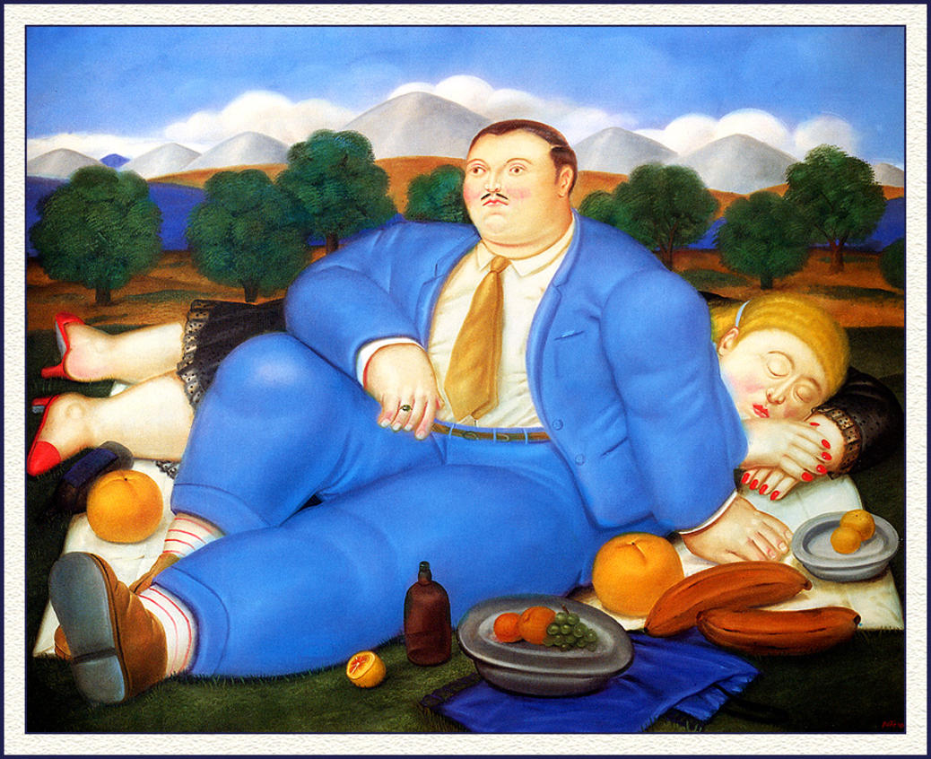 费尔南多·博特罗《午睡》The Siesta