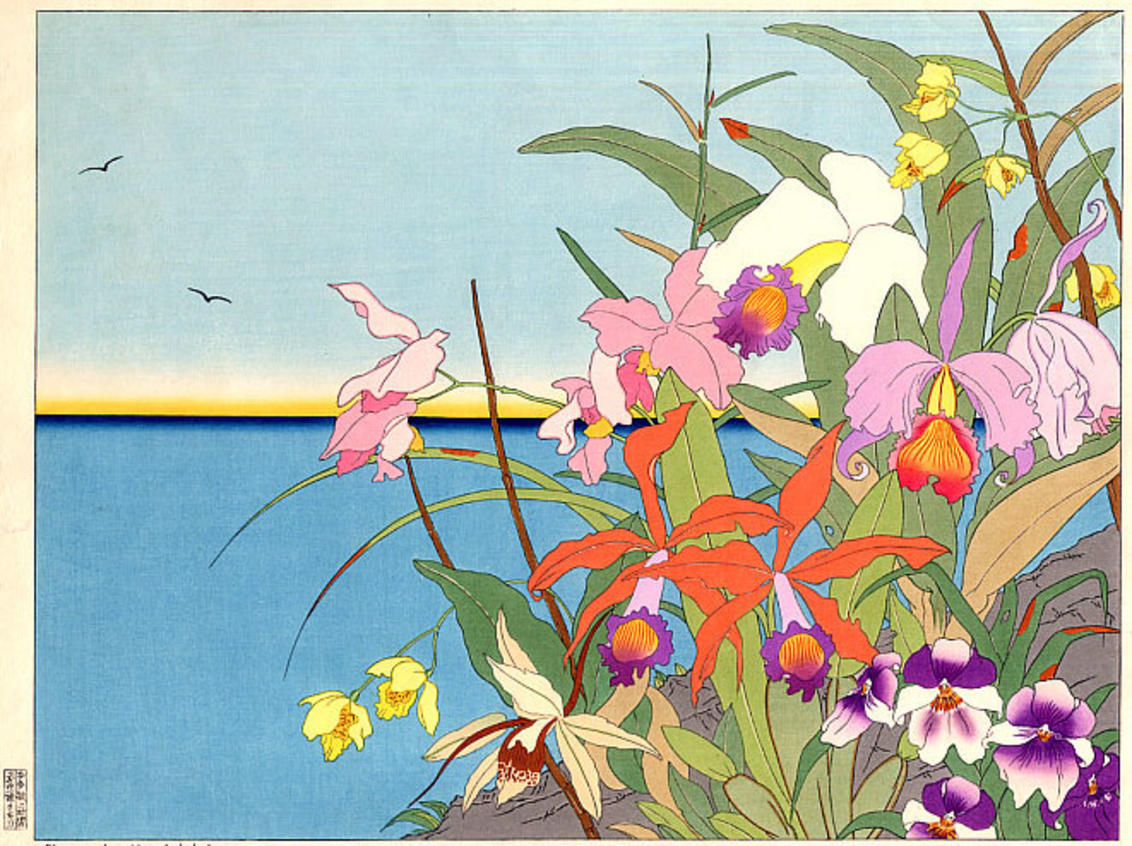保罗·雅克勒《远岛的花朵，南海》Fleurs Des Iles Lointaines. Mers De Sud