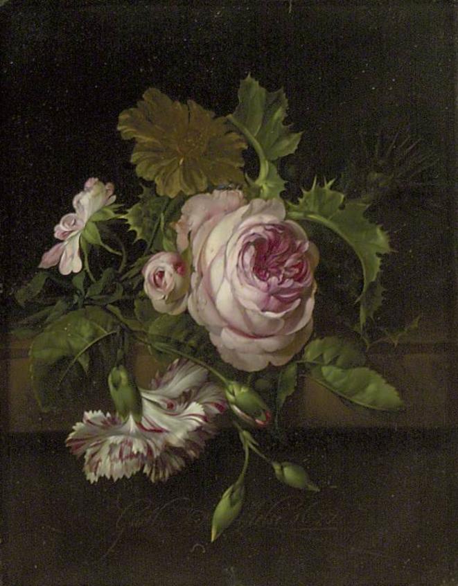 威廉·范·阿尔斯特《静物：花》Still Life of Flowers